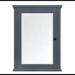 Home Decorators 19112-MC24-DG Merryfield 24" W x 32" H Medicine Cabinet w/Mirror