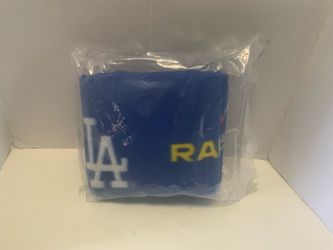 Dodgers and Rams Collab Blanket