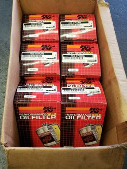 K & N OIL FILTERS... PACK OF 6.. FORD / LINCOLN
