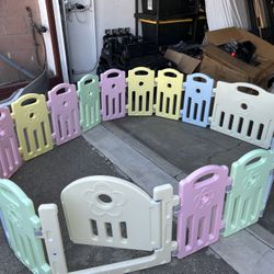 Panels Baby Playpen Playard Safety Gate