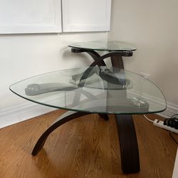 Glass Coffee & End Table