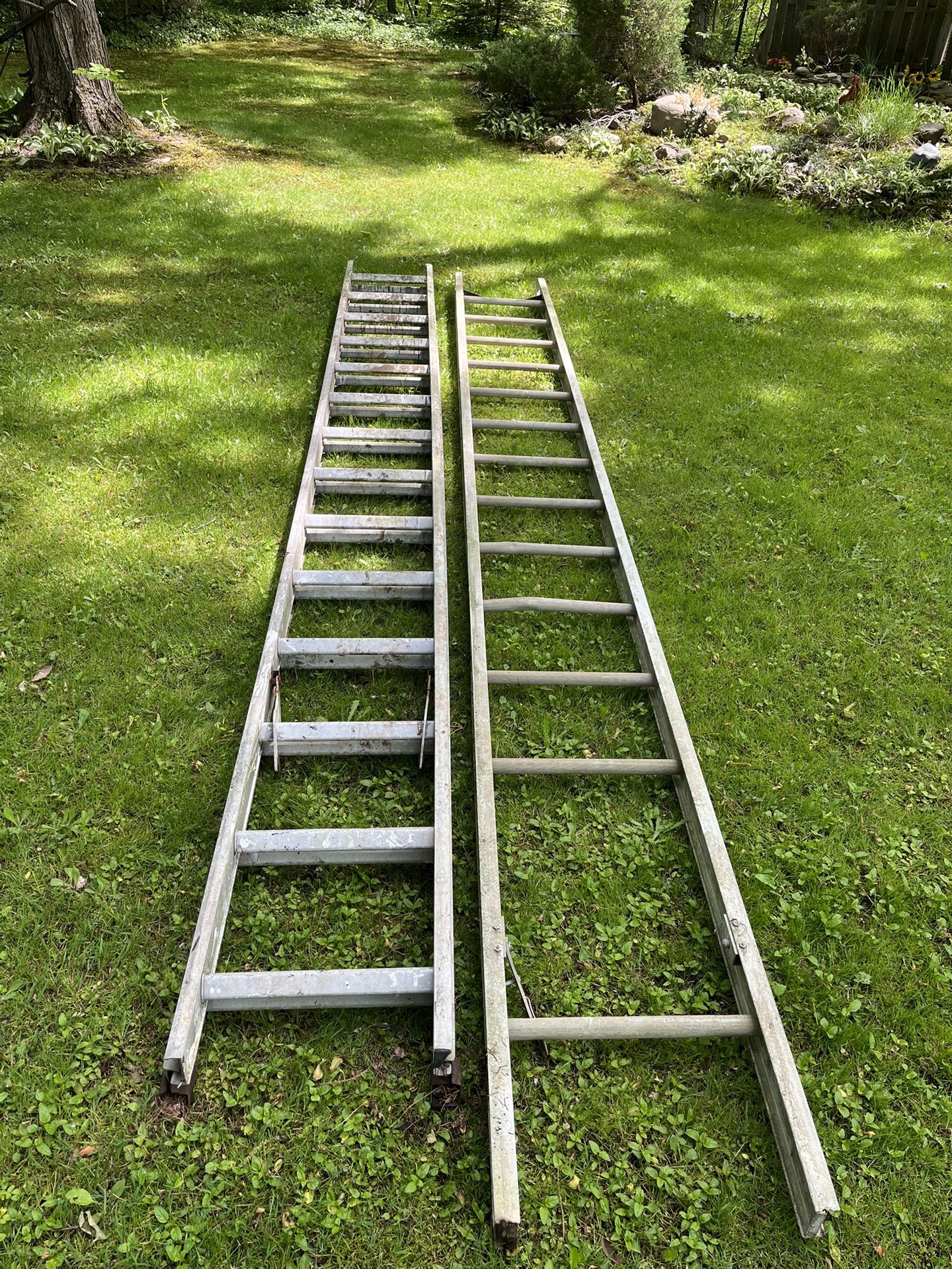 14’ & 28’ Aluminum Ladders.