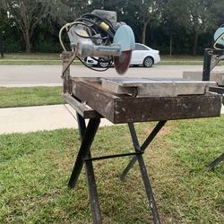 Wet tile saw/ tile equipment