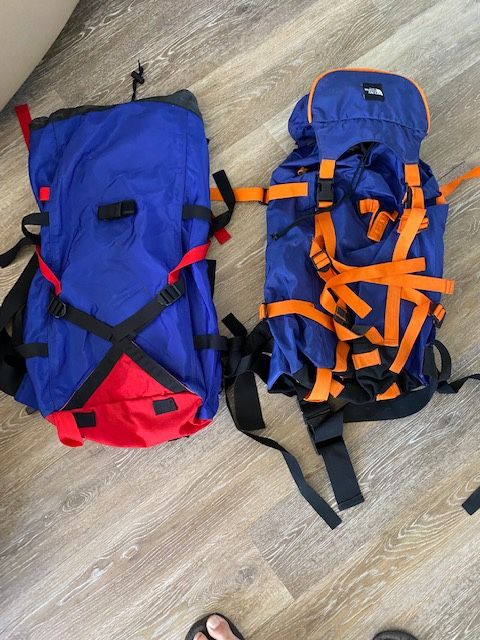 The North Face winter backpack