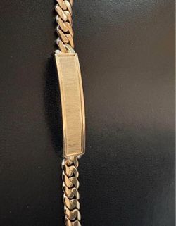 14k Gold ID Bracelet