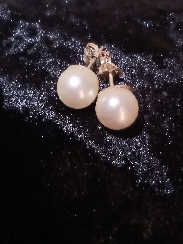 Yellow South Sea Pearls In 14 K Yellow Gold
