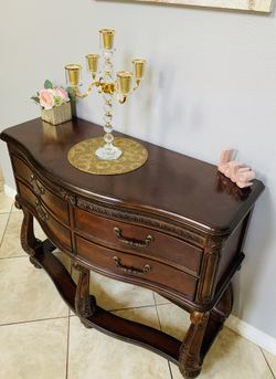 Antique Hall Table with Drawers