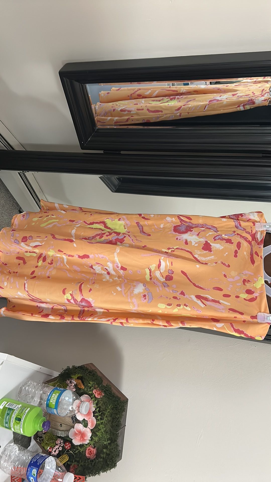 Peach Orange Skirt