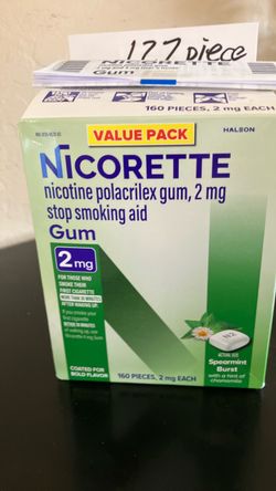 Nicorette chewing gum