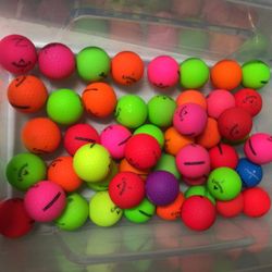 50 Matte Finish Golf Balls $30