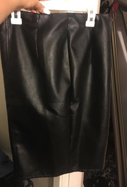 Brand new pleather pencil skirt