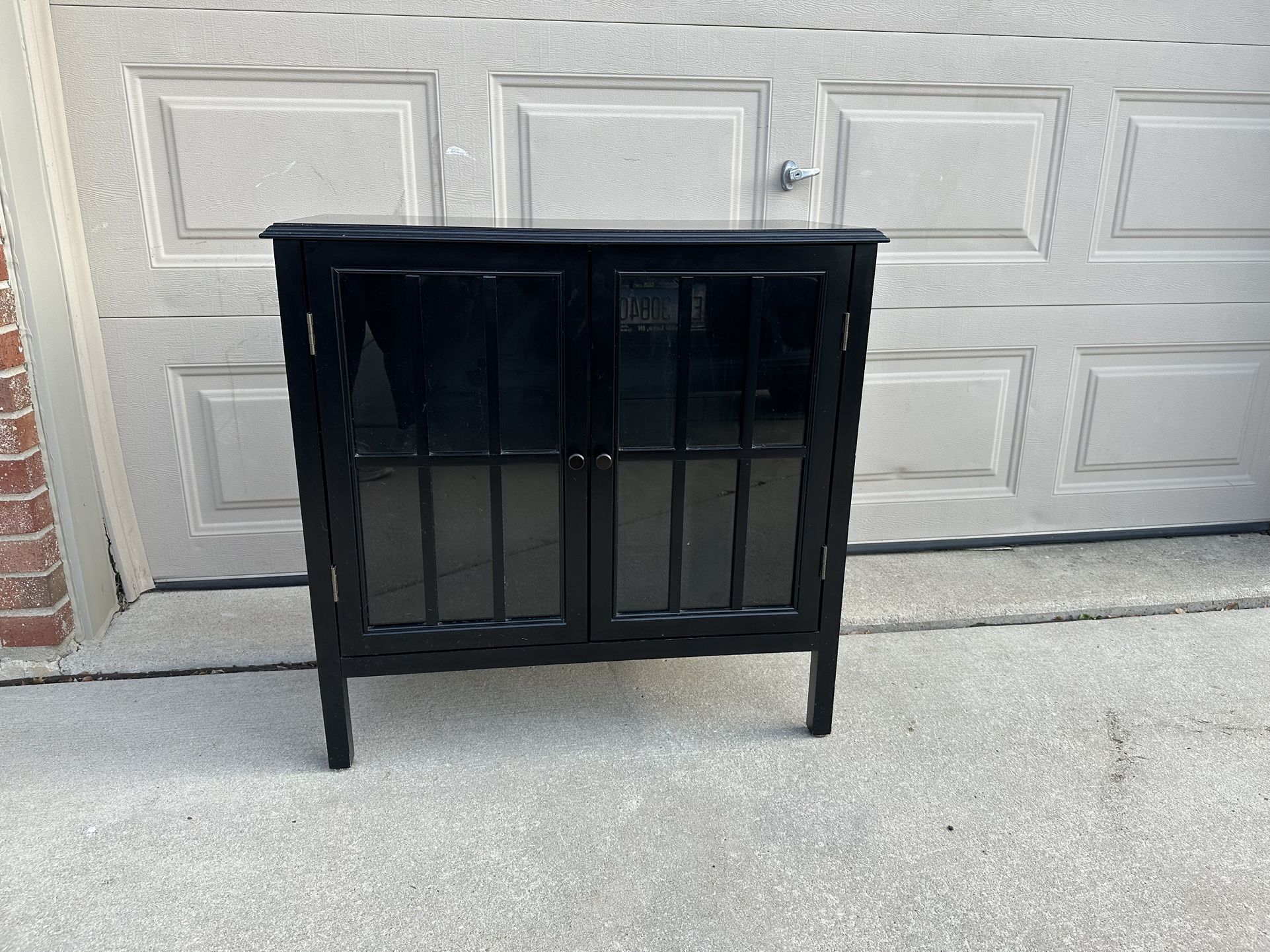 Black Entryway Cabinet