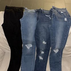 4 Pairs Of Pac Sun Ripped  Jeans -$8 Each
