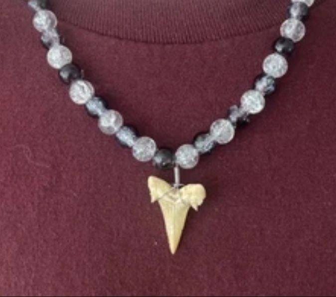REAL SHARK TOOTH NECKLACE | 18 INCH NECKLACE | SURFER | OCEAN ENTHUSIAST