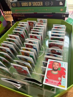 Panini trading cards.