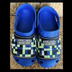 Skechers Mega Craft Slip On Clog Blue Boys Size 1