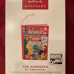 The Avengers 60th Anniversary Hallmark Keepsake Ornament 2023 Marvel Avengers