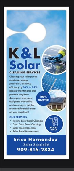 Solar panel cleaning