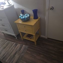 Yellow End Table