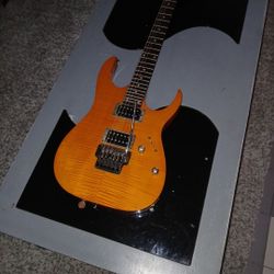 Ibanez Rg 320 Fm Metallic Orange Electric Guitar