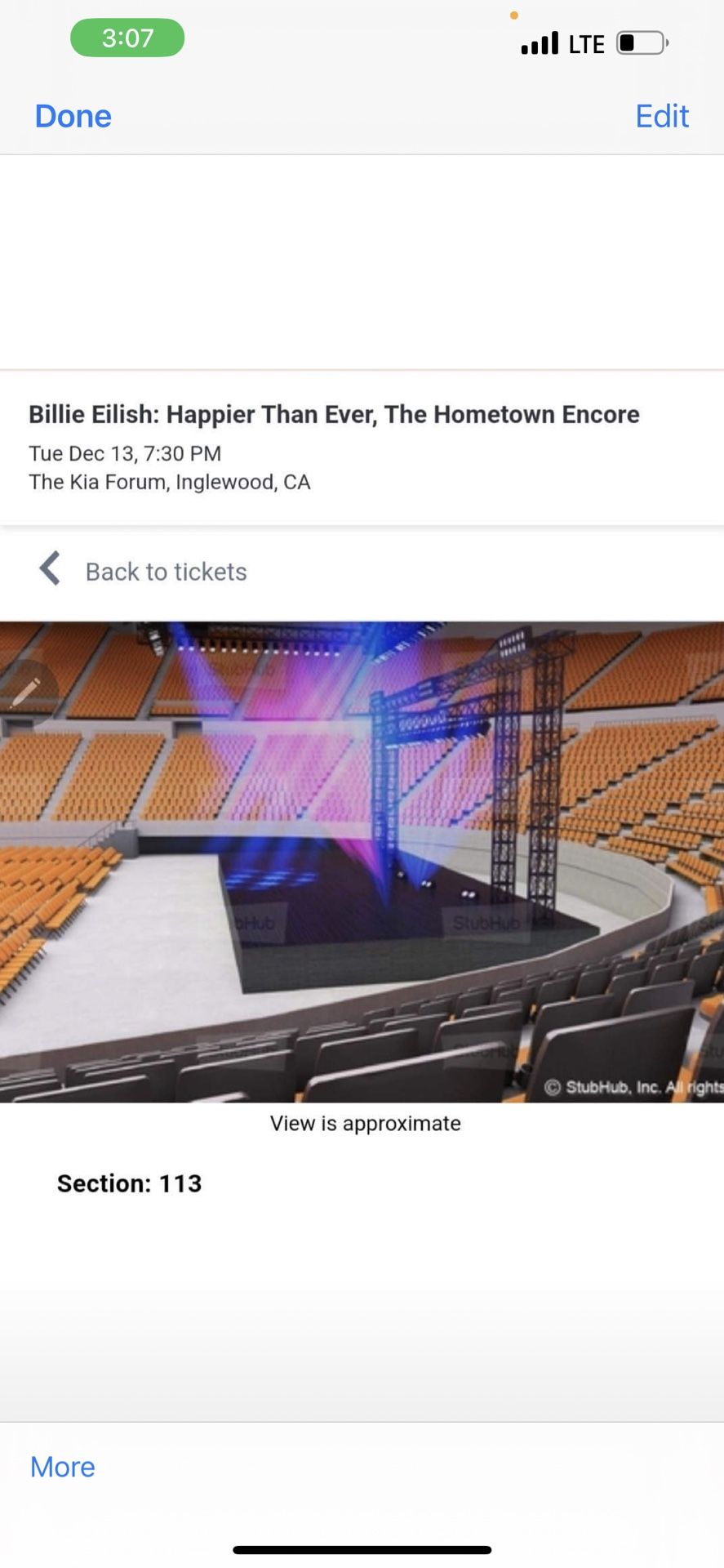 Billie Eilish tickets NEXT WEEK SHOW