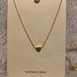 Dainty Gold Heart Necklace