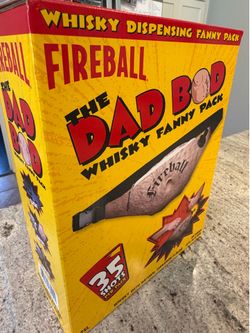 Fireball Whisky Dad Bod promotional Father’s Day Gag Gift Sold Out 21+ Only