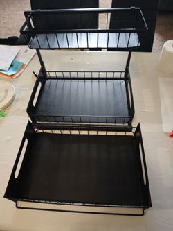 Metal Desktop Organizer / File Rack