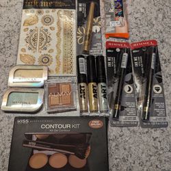New makeup Lot Cleopatra Notre Dame Gold Eyeliner Lip Gloss Contour Tattoo Stickers Eyeshadow