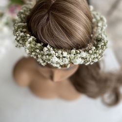 Babies Breath Head Crown