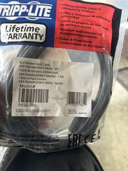 Null Modem Gold Cables D89 Female To DB25 Male 6ft