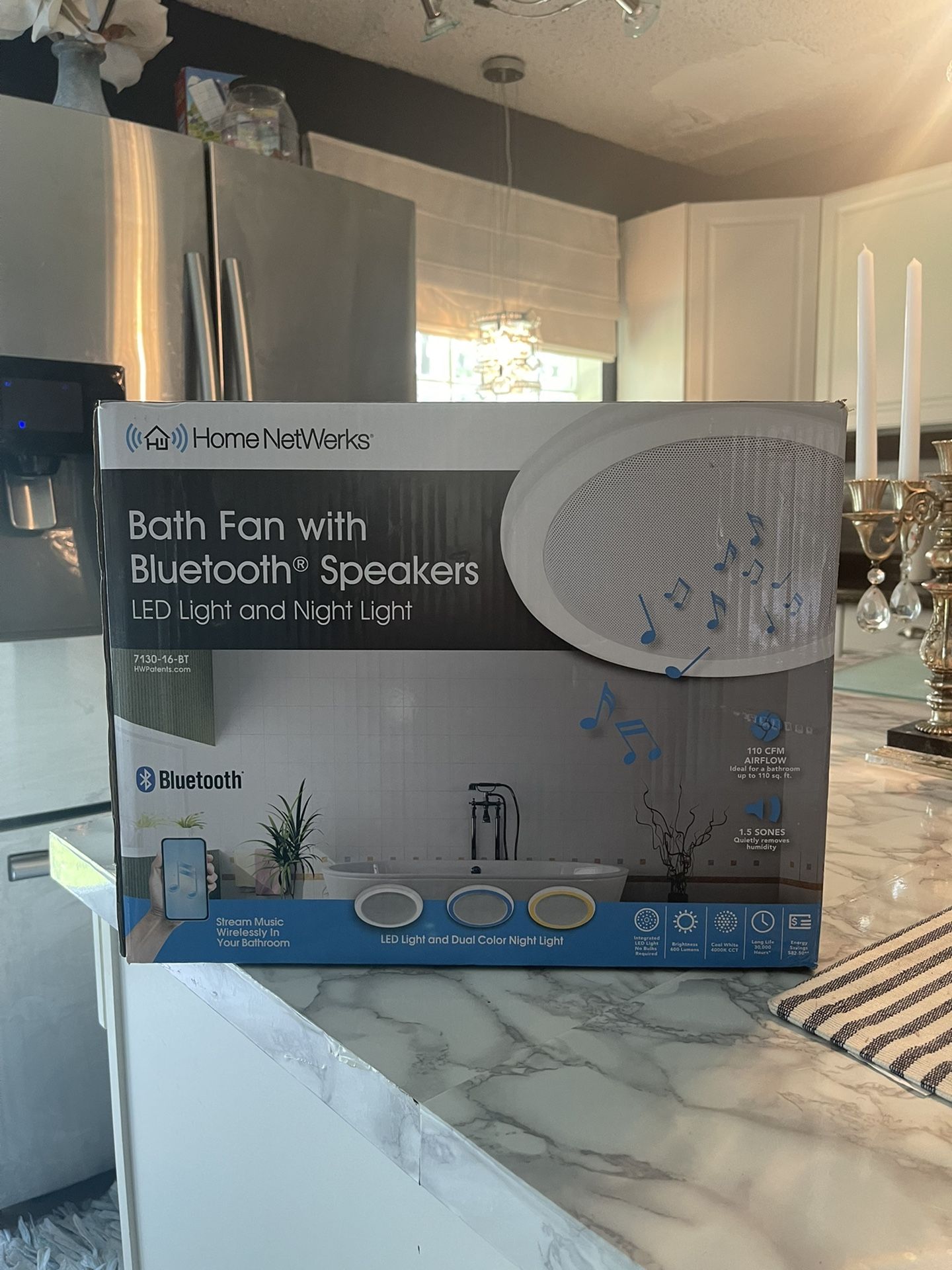 Bluetooth Fan Speaker with LED lights