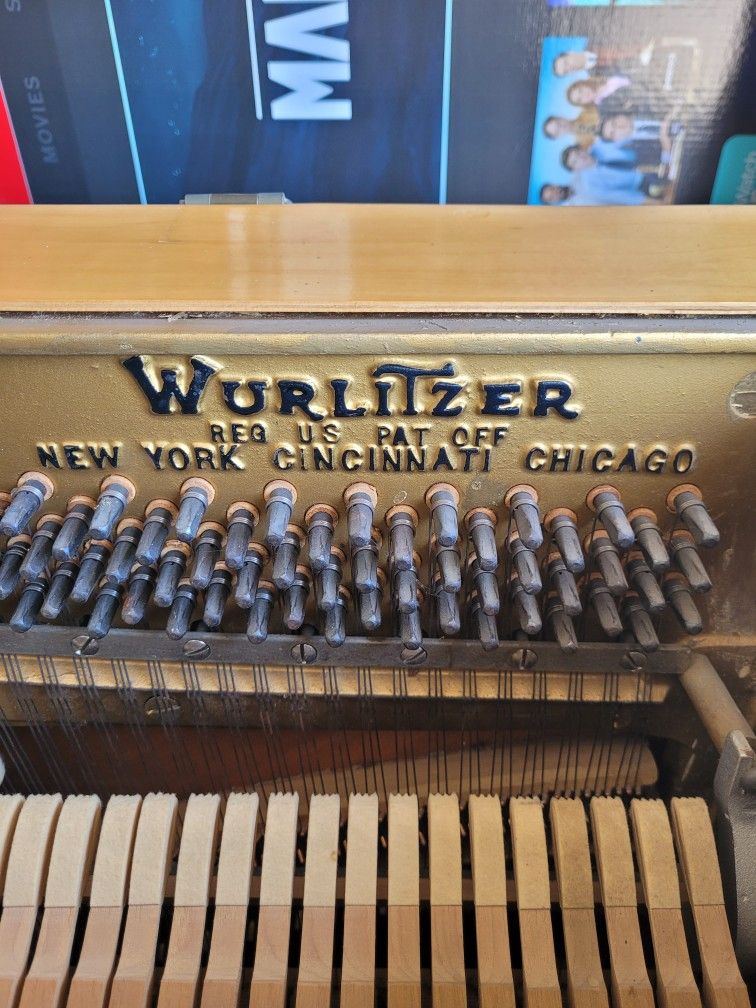 Wurlitzer Piano 56.5x2.5 Ft Deep