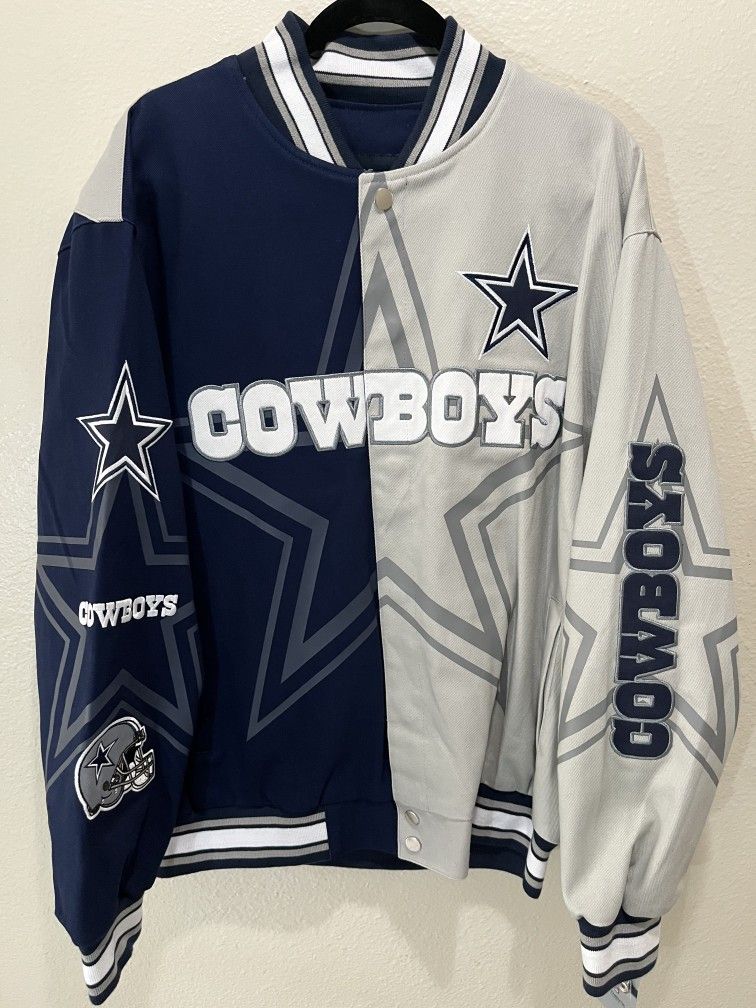 🔥 Brand New Dallas Cowboys Jacket Men's XL Extra Buttons NFL Gear
