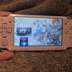 Playstation Psp 2000 Lavendar purple Mod--ded Video Game Console 