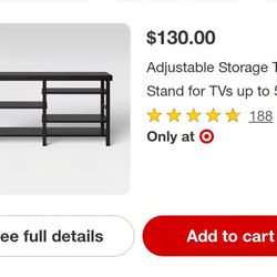 Black TV Stand