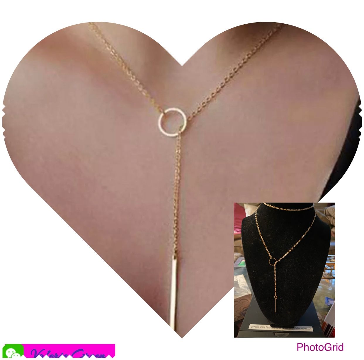 New Stylish Gold Tone Necklace 