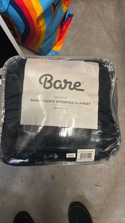 Bear weighted blanket, black