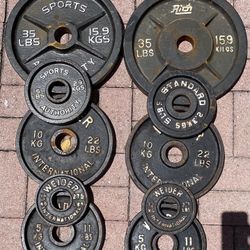 Weight Plate Set 2 Inch Holes 