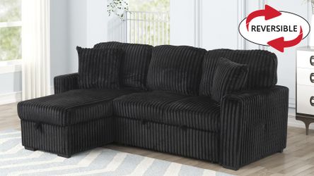Black L Shaped Sectional