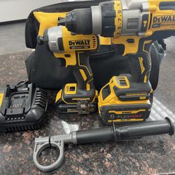 Dewalt Brushless Flex Volt Drill Set 