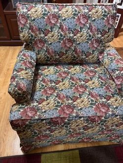 Vintage Floral Arm Chair