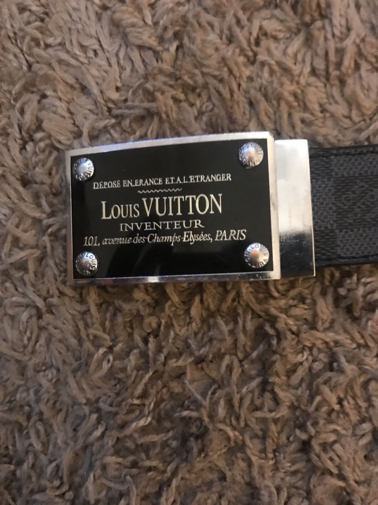 Official Louis Vuitton Belt (With all four screws in front and back)