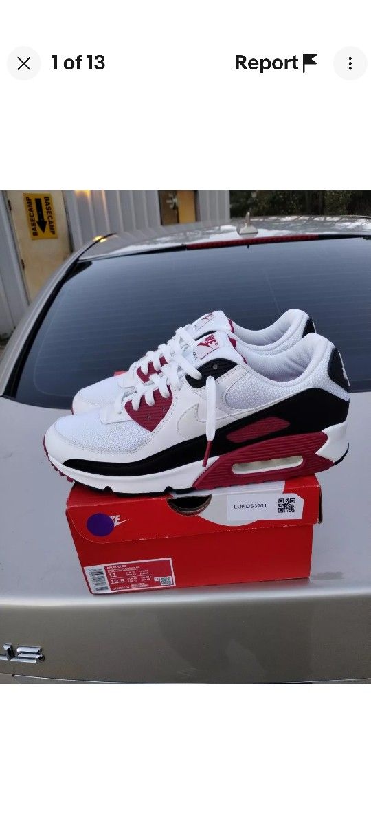 $150 Local Pickup 2020 Nike Air Max 90 Recraft New Maroon Size 11 With Original Box Worn Once For 3 Hours No Trades Prices Firm