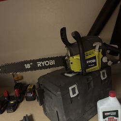 Ryobi 18" Gas Chainsaw