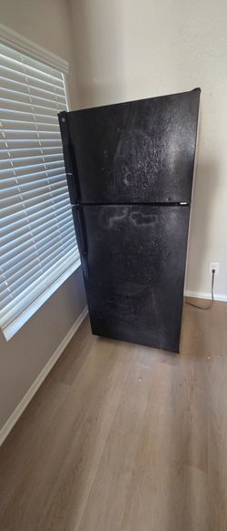 Black refrigerator