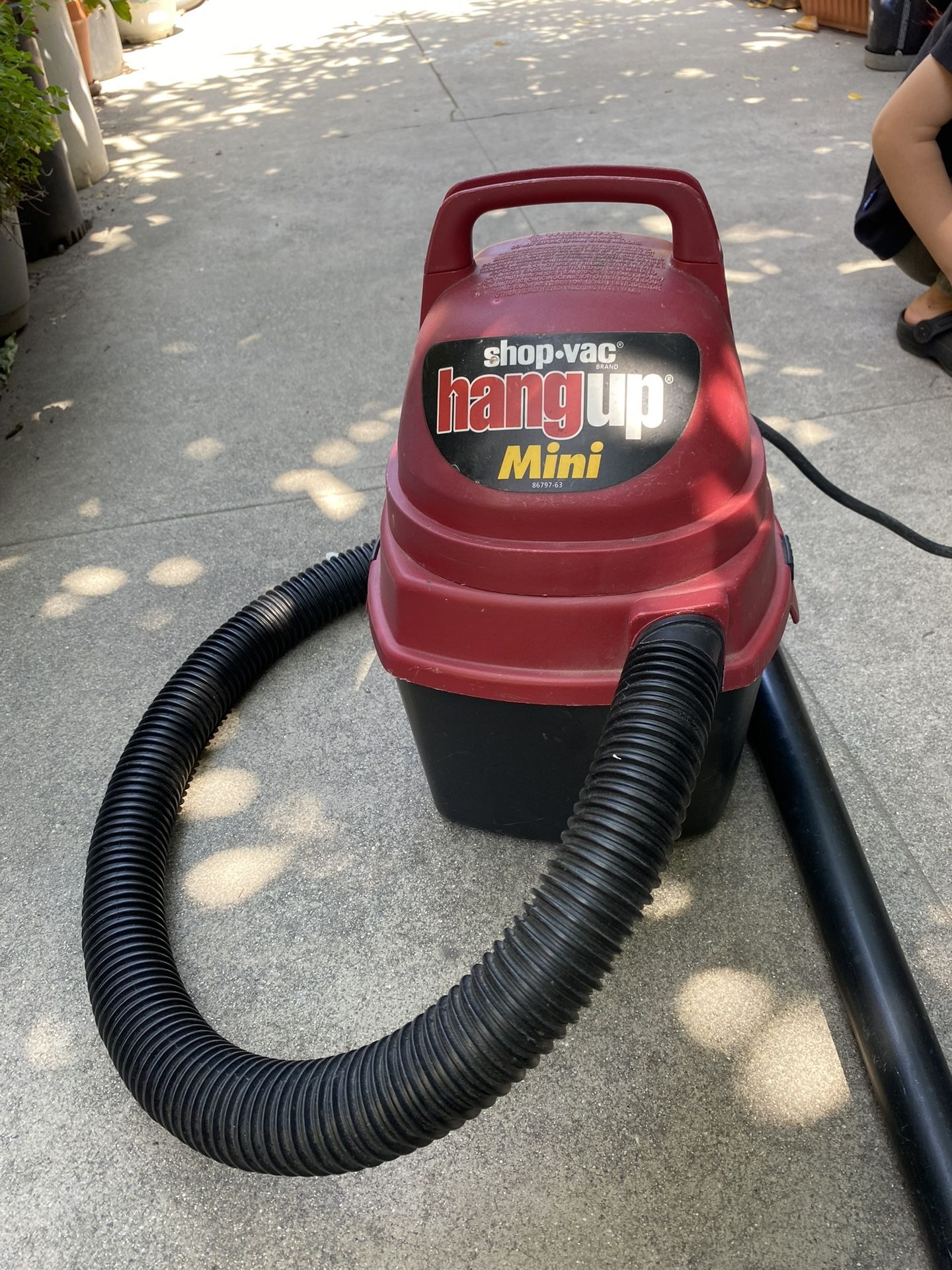 Small Shop Vacuum