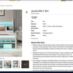 Jenmit Full Size Bed Frame