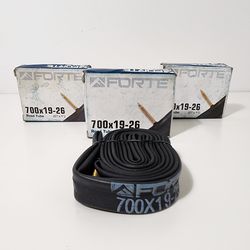 3pcs Forte 700x19-26 Road Tube (27 x 1"), Bicycle Inner Tube