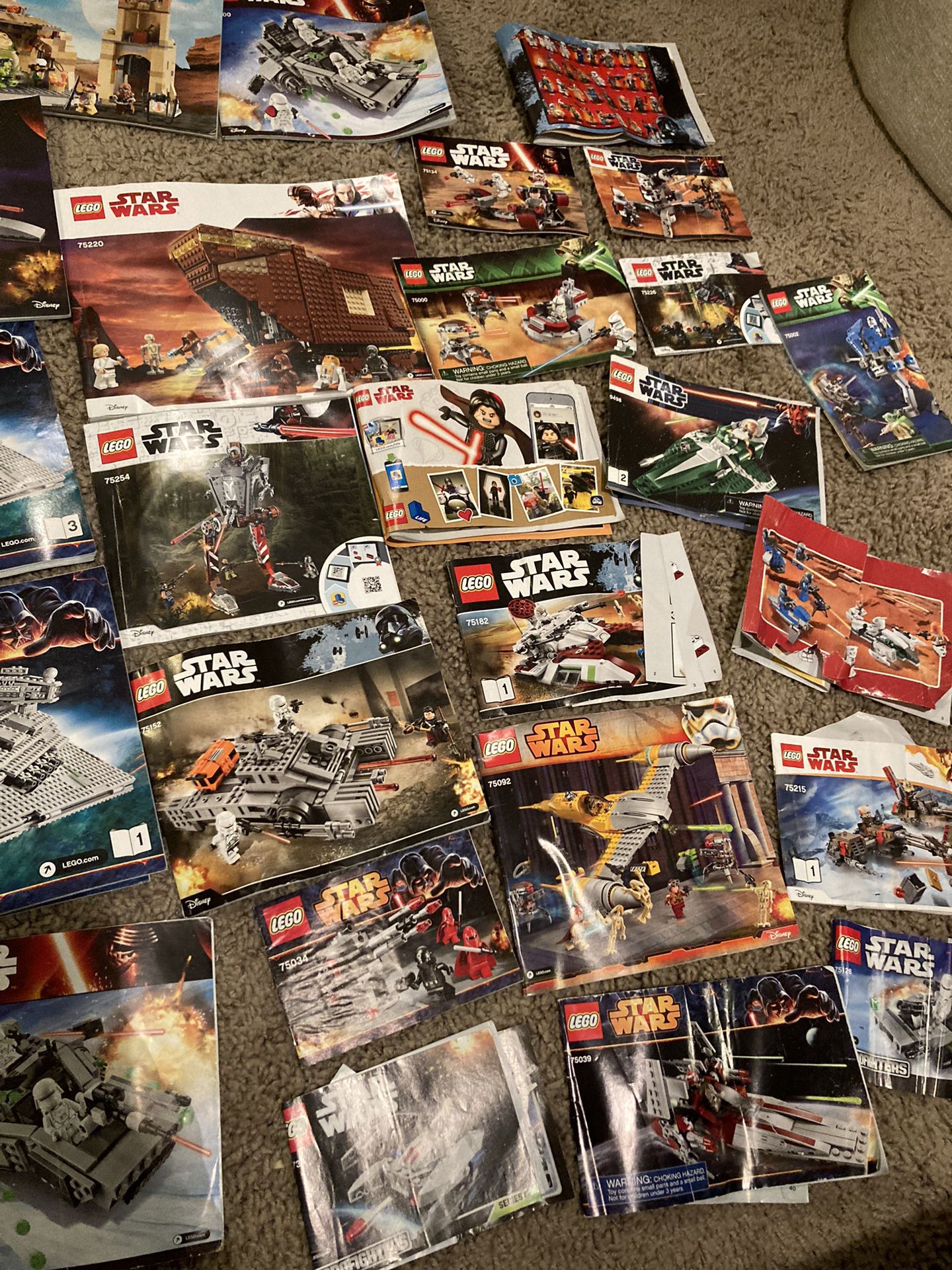 Assorted LEGOs , Gallon Ziplocks- Star Wars, China, Ninjago, Friends, City & More